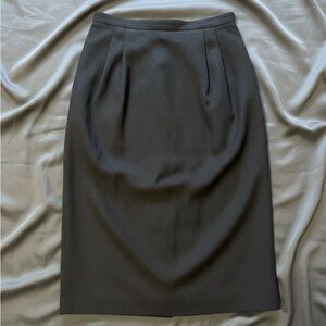 Gucci Charcoal Pencil Skirt